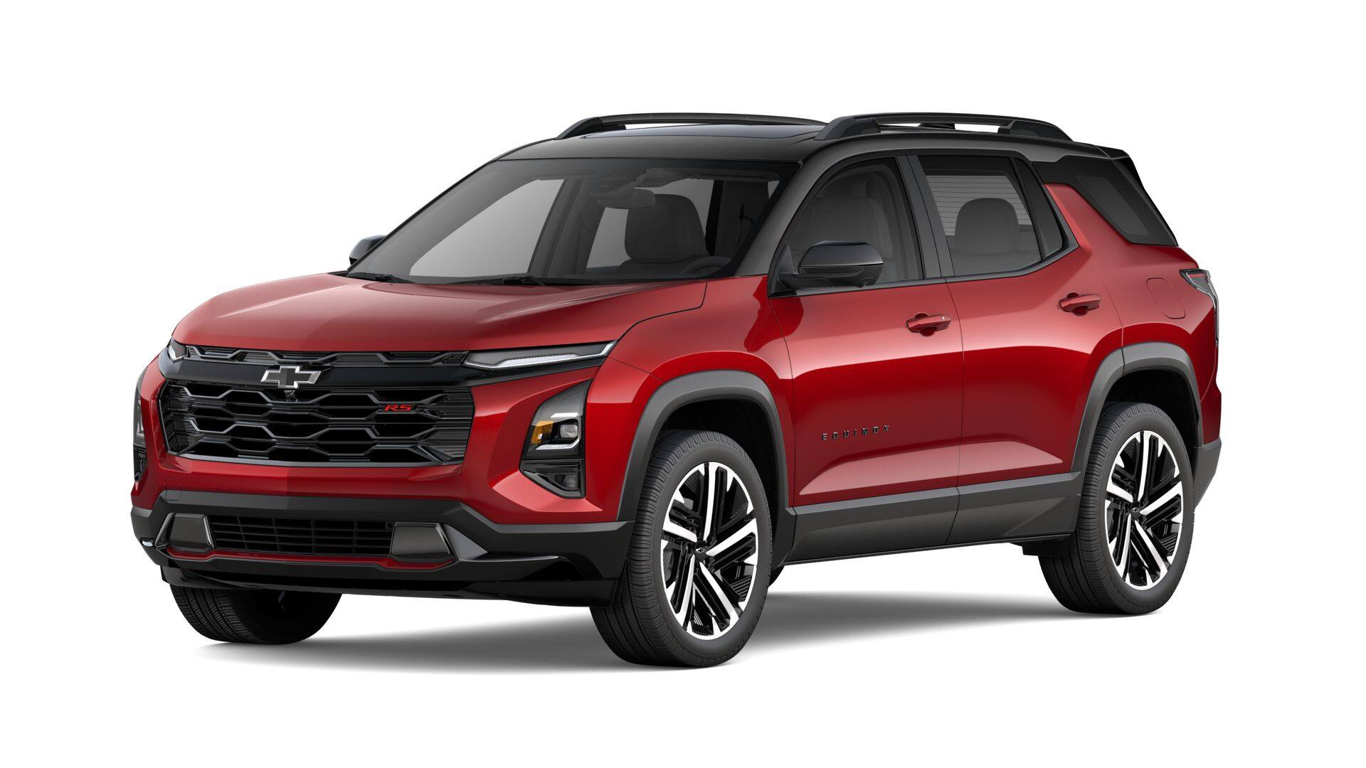 2027 Chevrolet Equinox AWD RS in Radiant Red Tintcoat — front three-quarter view