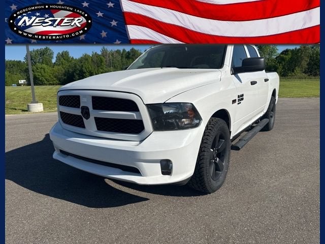 2019 RAM 1500 Classic Express in White — front three-quarter view