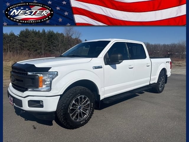 2020 Ford F-150 XLT in White — front three-quarter view