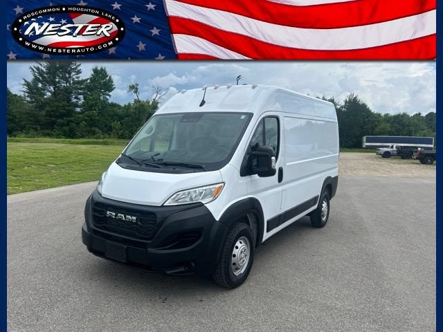 2023 RAM ProMaster Cargo Van Base in Black — front three-quarter view