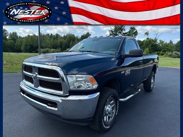 2018 RAM 2500 Tradesman Regular Cab 4x4 8' Box in Blue — front three-quarter view